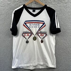 Vintage 1984 LA Summer Games Shirt Men's Size Small